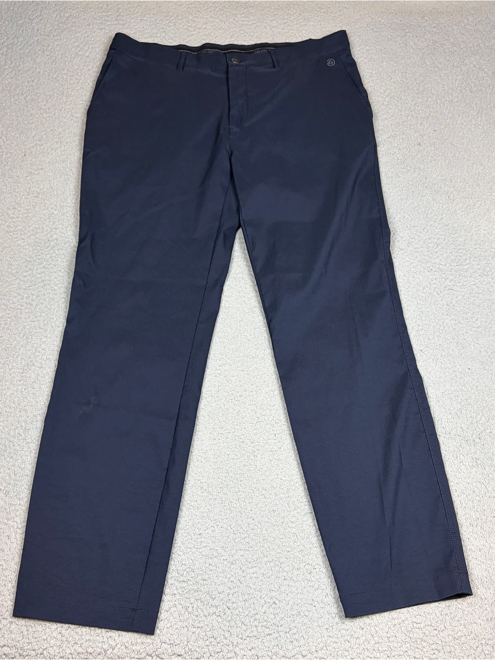 Galvin Green Pants Men's 36x30 Navy Blue Chino Polyester Stretch Performance